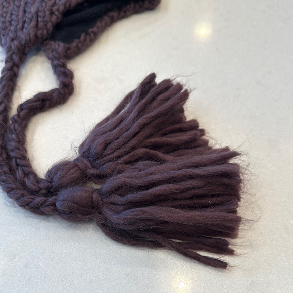 Barts Chocolate and Mustard Knit Hat - Picture 4 of 7